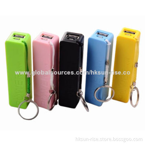 2,600mAh 18650 Li-ion Power Banks, Guarantee, Top Quality, 5.0V DC/0.6mA Output